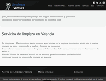 Tablet Screenshot of limpiezasventura.com